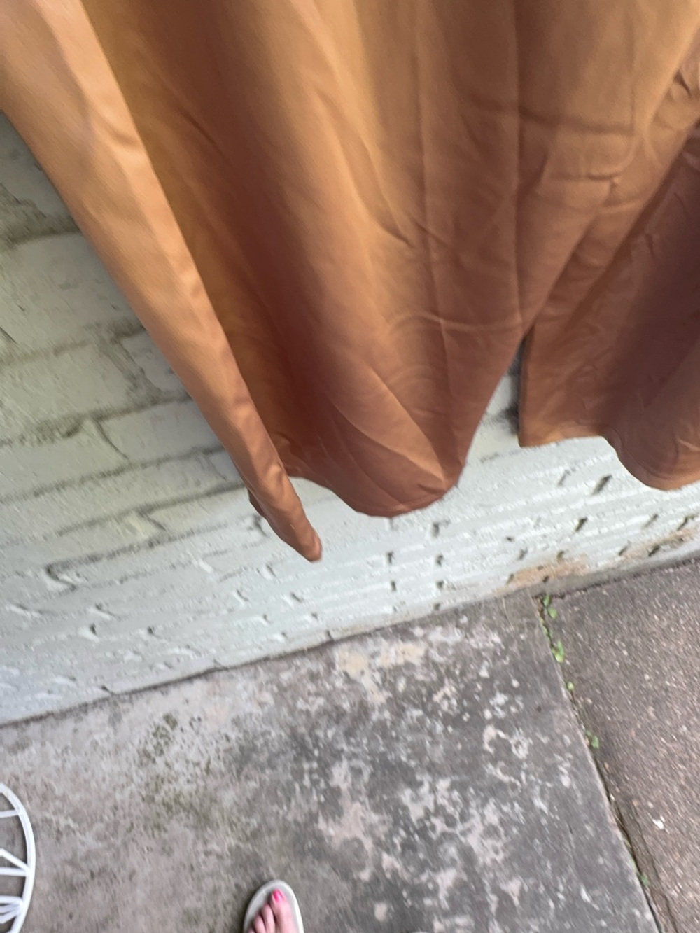 Rachel Zoe Brown Satin Shirt and Wide Leg Pants NWT Sz XL - Picture 5 of 9